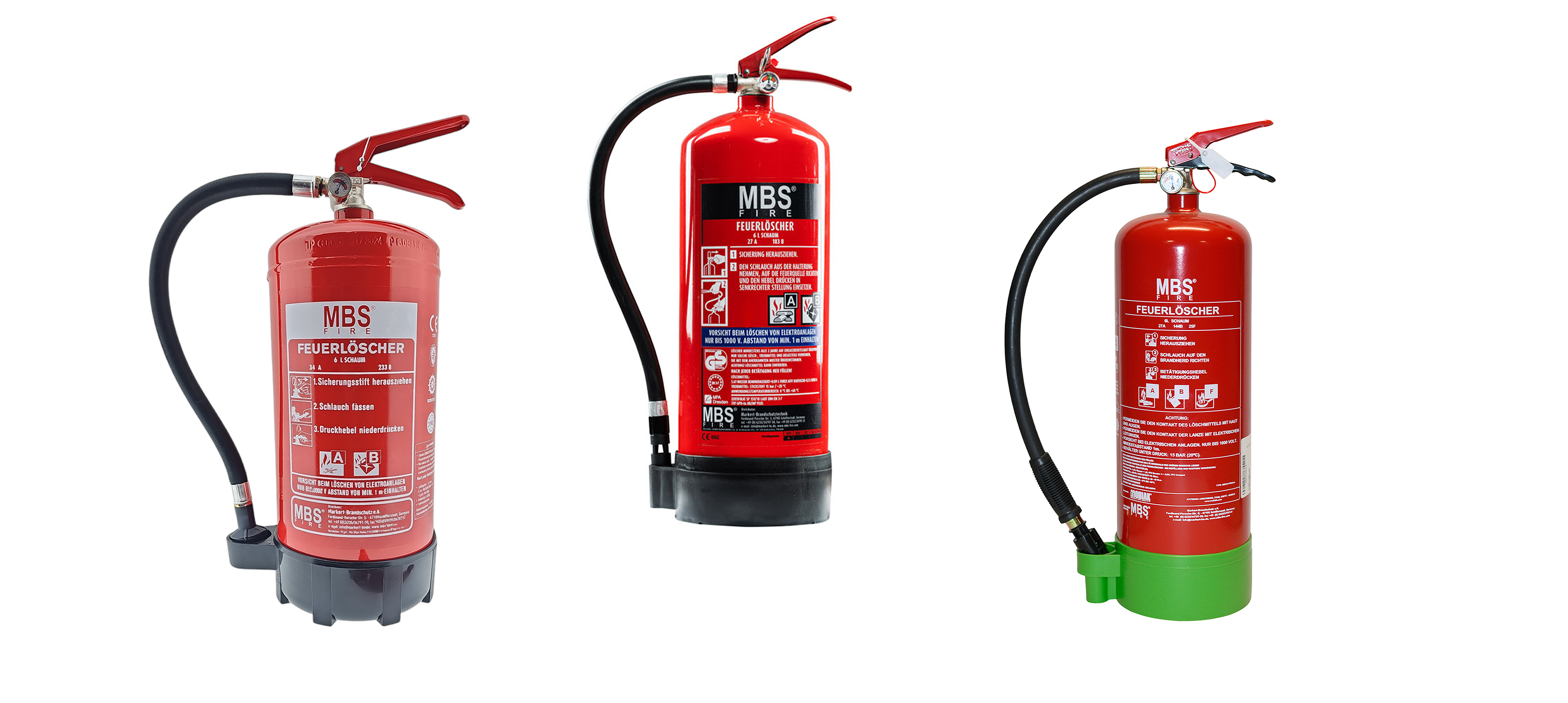 Schaum Feuerlöscher